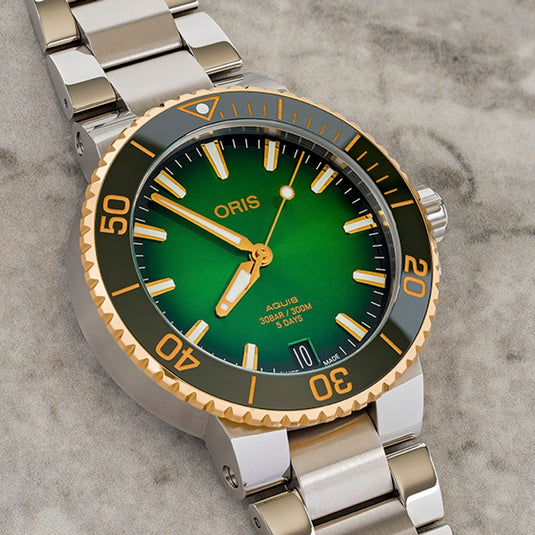 Oris Aquis Date Calibre 400 Automatic Watch 01 400 7769 6357-07 8 22 09PEB