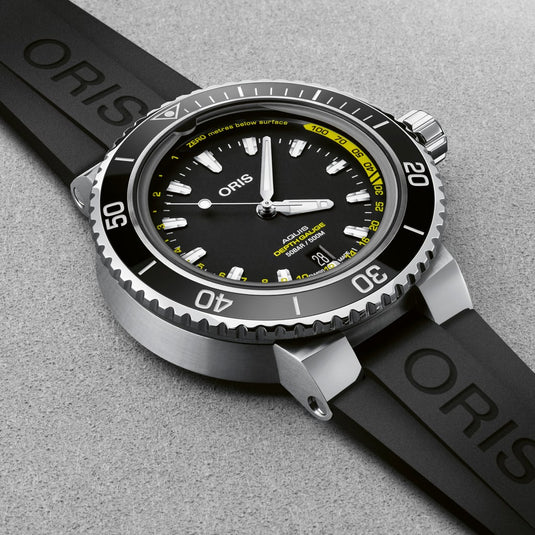 Oris Aquis Depth Gauge Automatic Watch 01 733 7755 4154-Set RS