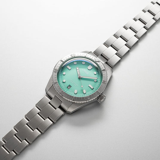 Oris Divers Sixty‑Five 'Cotton Candy' Automatic Watch 01 733 7771 4057-07 8 19 18