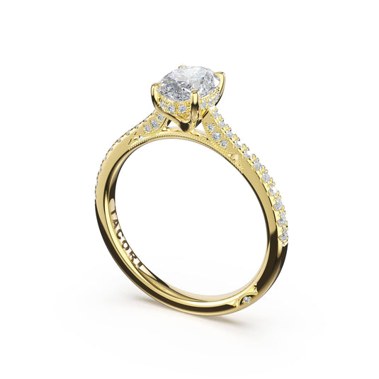 Tacori Oval Solitaire Engagement Ring 2671OV75X55