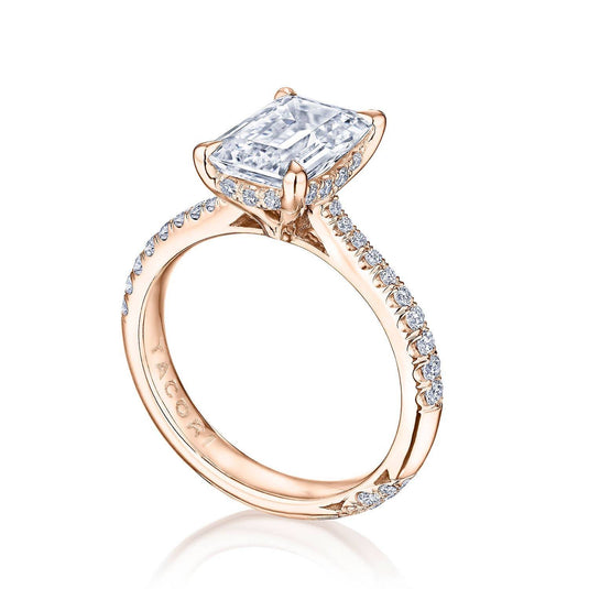 Tacori Emerald Solitaire Engagement Ring HT2672EC85X65