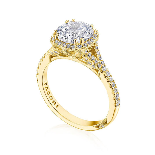 Tacori Round Bloom Engagement Ring 2672CU8