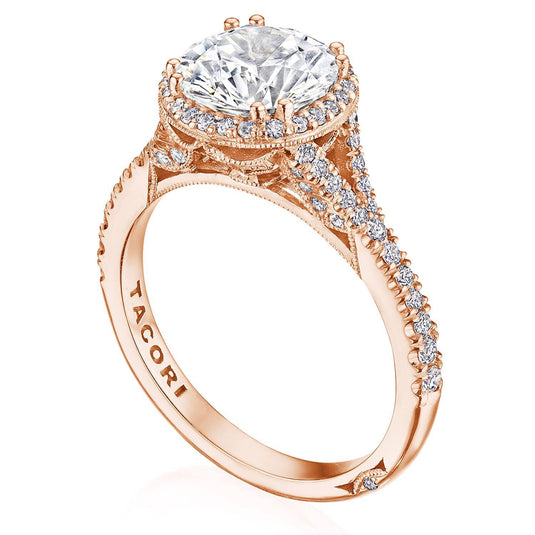 Tacori Round Bloom Engagement Ring 2672RD8