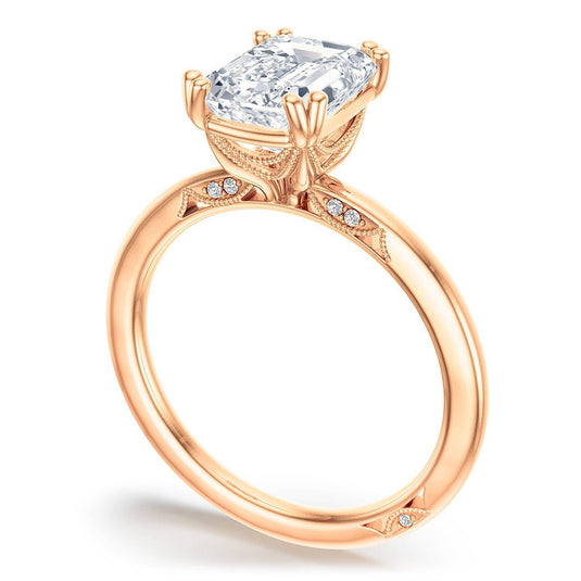 Tacori Emerald Solitaire Engagement Ring 268215ec8x6