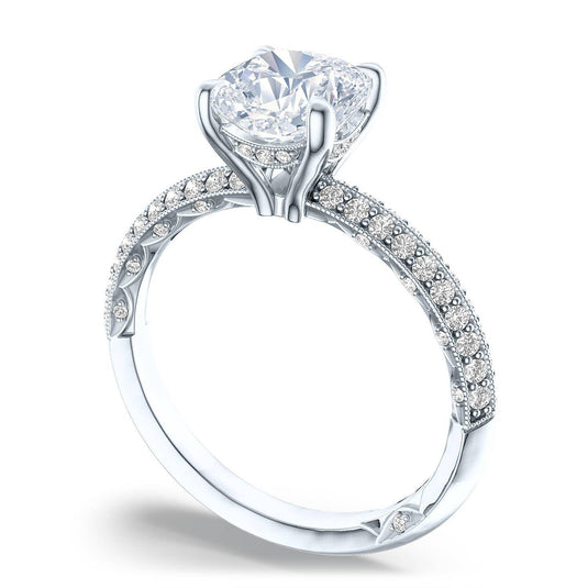 Tacori Cushion Solitaire Engagement Ring 2686cu65