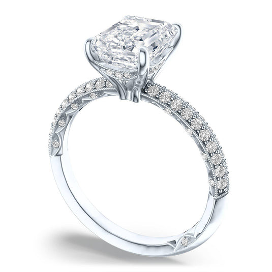 Tacori Emerald Solitaire Engagement Ring 2686ec8x6