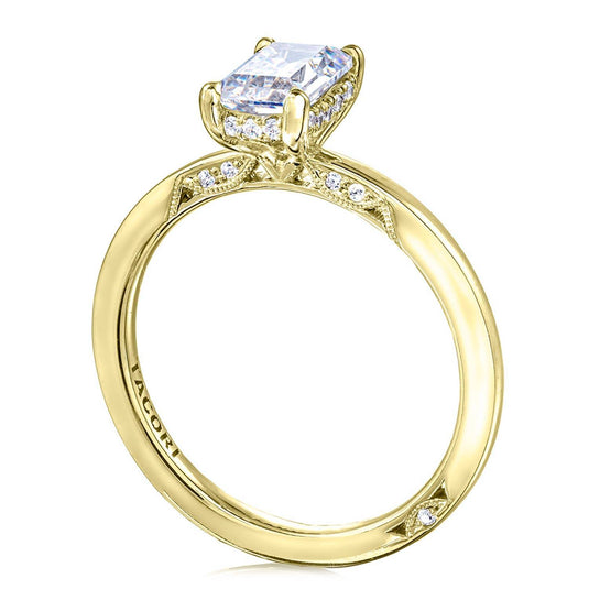 Tacori Emerald Solitaire Engagement Ring 268815EC7X5