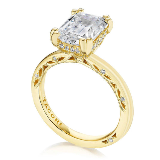 Tacori Emerald Solitaire Engagement Ring 268922EC10X75
