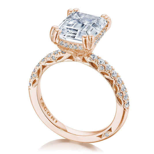 Tacori Emerald Solitaire Engagement Ring 269022EC11X8