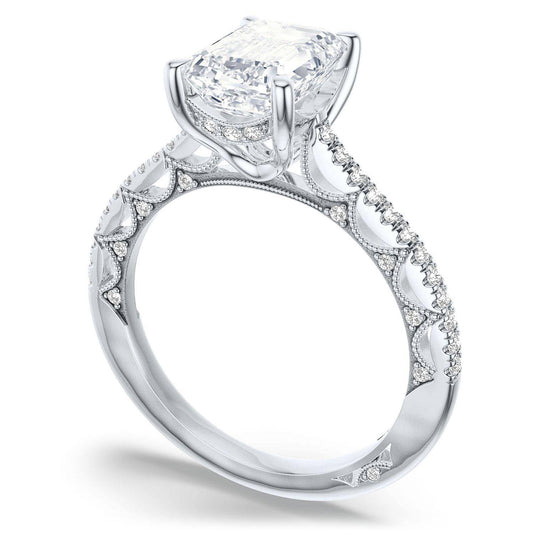Tacori Emerald Solitaire Engagement Ring 272117PR65