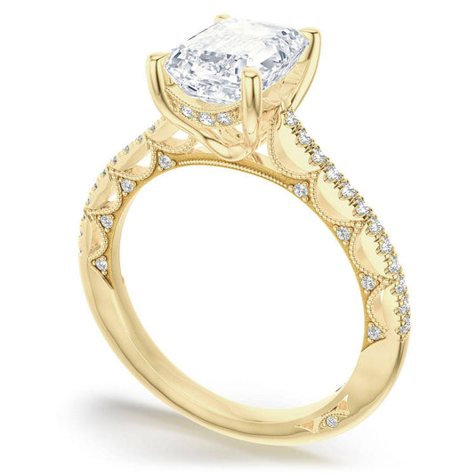 Tacori Emerald Solitaire Engagement Ring 272117PR65