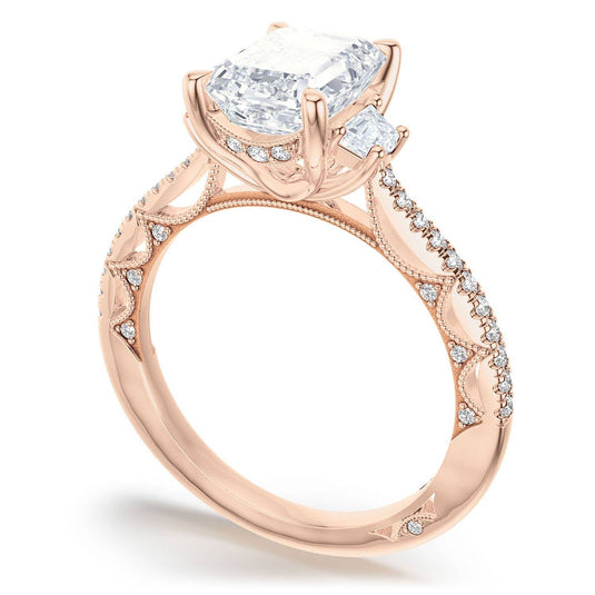 Tacori Emerald 3-Stone Engagement Ring 272417PR65