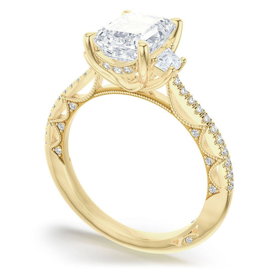 Tacori Emerald 3-Stone Engagement Ring 272417PR65