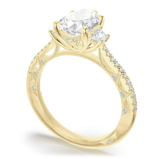 Tacori Pear 3-Stone Engagement Ring 272417PR65