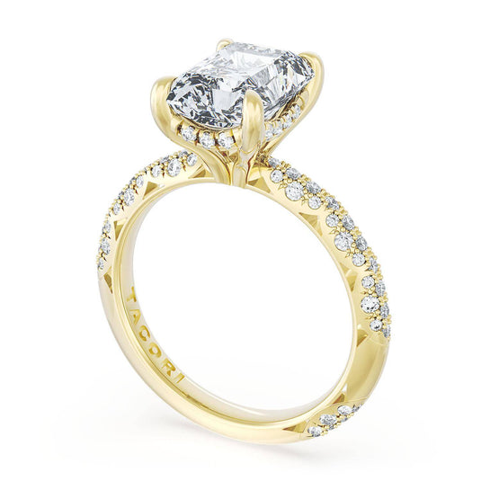Tacori Radiant Bloom Engagement Ring 40224RAD95X7