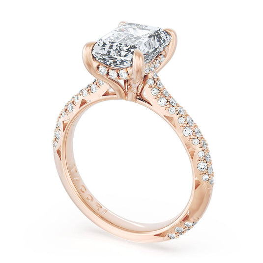 Tacori Emerald Bloom Engagement Ring 40325EC95X7