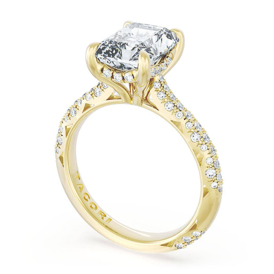 Tacori Radiant Bloom Engagement Ring 40325RAD95X7