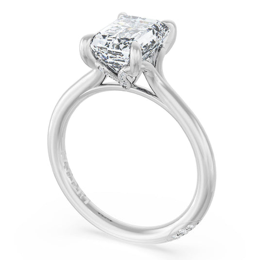 Tacori Emerald Solitaire Engagement Ring 2584RD65