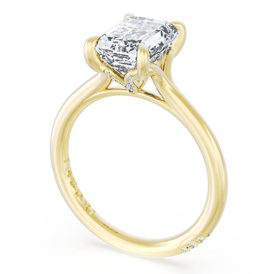 Tacori Emerald Solitaire Engagement Ring 2584RD65