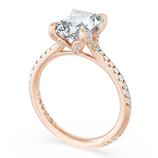 Tacori Radiant Solitaire Engagement Ring 2584RD65