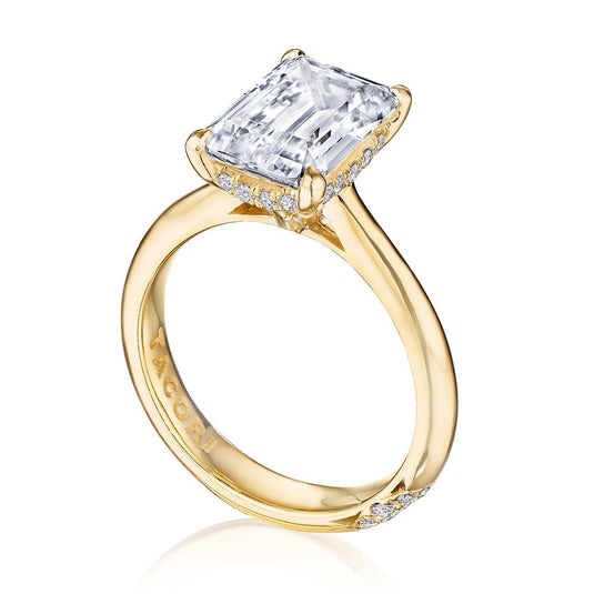 Tacori Emerald Solitaire Engagement Ring HT2671EC95X75