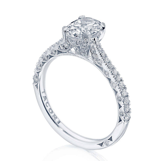 Tacori Oval Solitaire Engagement Ring HT2578OV75X55