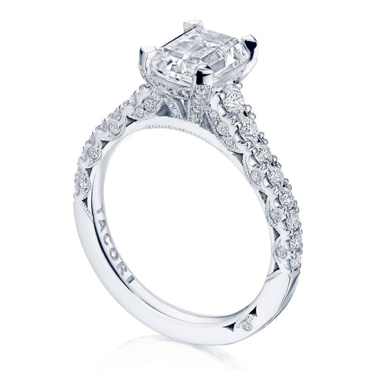Tacori Emerald Solitaire Engagement Ring HT2579EC8X6