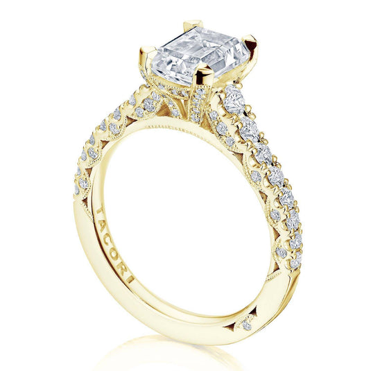 Tacori Emerald Solitaire Engagement Ring HT2579EC8X6
