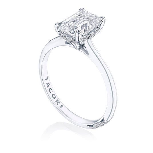 Tacori Emerald Solitaire Engagement Ring HT2580EC85x6