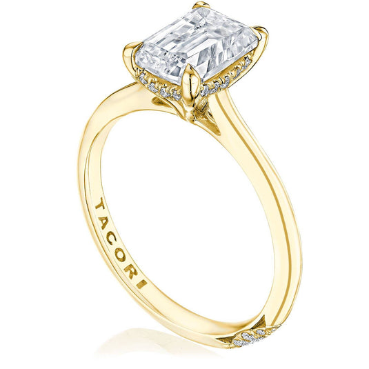 Tacori Emerald Solitaire Engagement Ring HT2580EC85x6