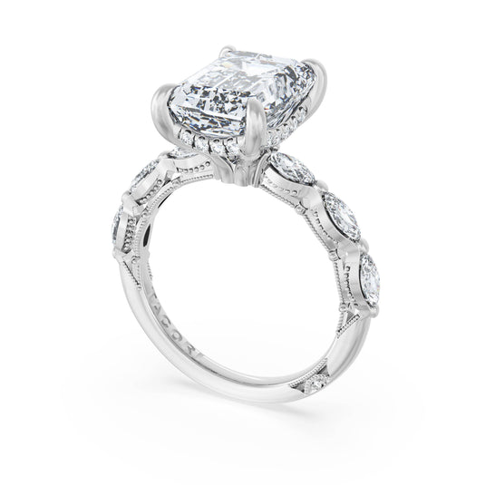 Tacori Emerald Solitaire Engagement Ring 42228EC11X8