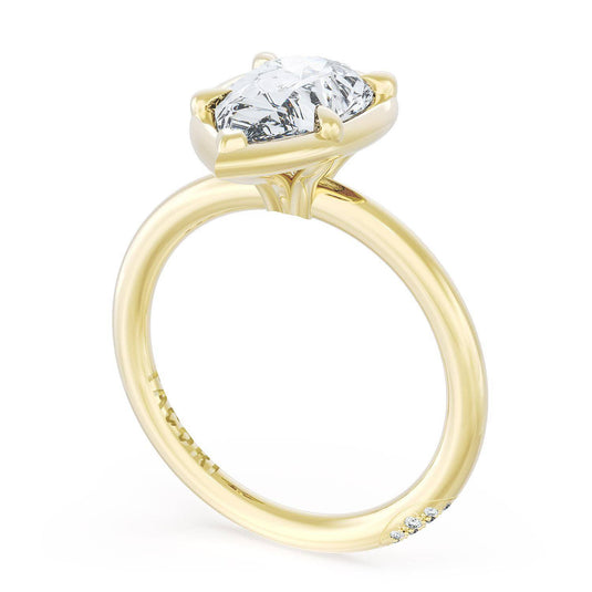 Tacori Pear Solitaire Engagement Ring 40417PS14X9