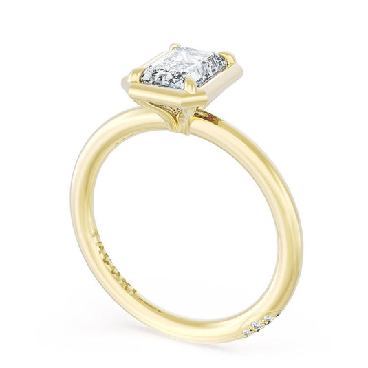 Tacori Emerald Solitaire Engagement Ring 40417EC11X8