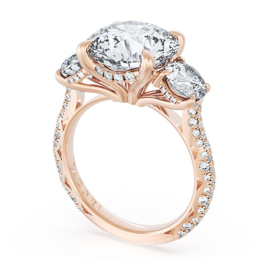 Tacori Round 3-Stone Engagement Ring 40927RD1134