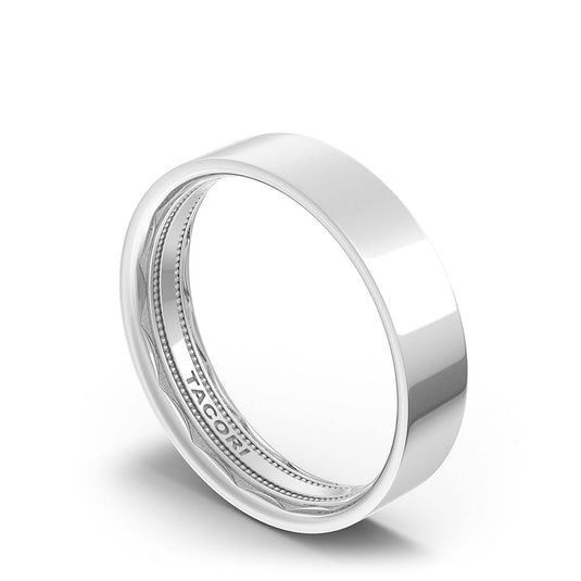 Classic | Classic Flat in High Polish Finish Wedding Band 140-5