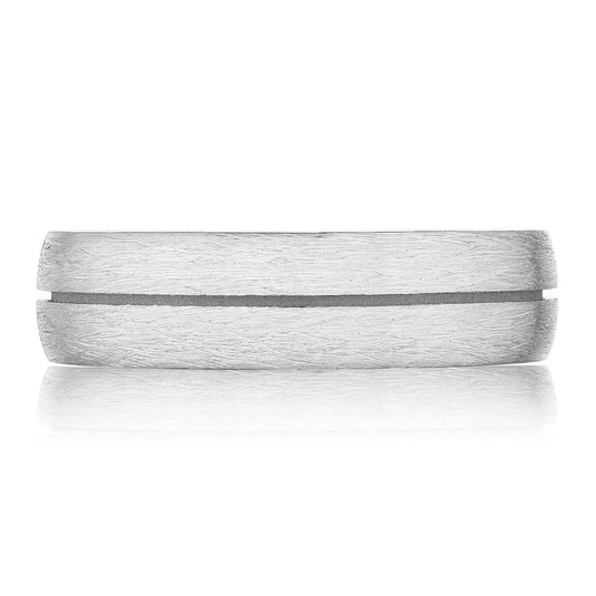 Classic | Classic Streamline in Brush Finish Wedding Band 142-6B