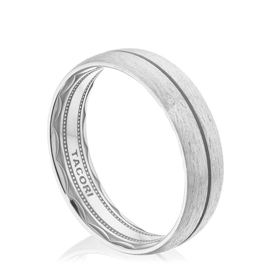 Classic | Classic Streamline in Brush Finish Wedding Band 142-6B