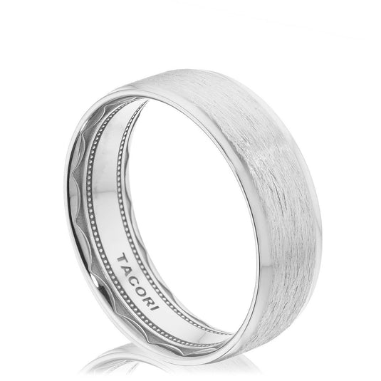Classic | Classic Bevel Edge in Brushed Finish Wedding Band 144-5B