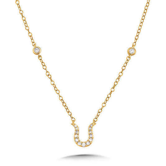 HORSESHOE DIAMOND ENHANCER NECKLACE PDD3090-Y
