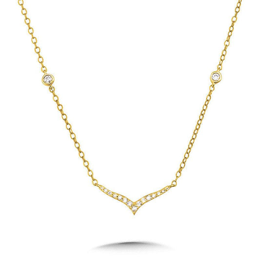WINGED-ARROW DIAMOND ENHANCER NECKLACE PDD3091-Y