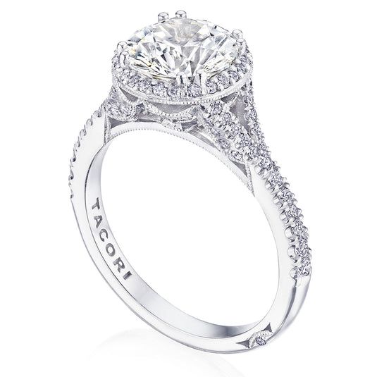 Tacori Round Bloom Engagement Ring 2672RD8