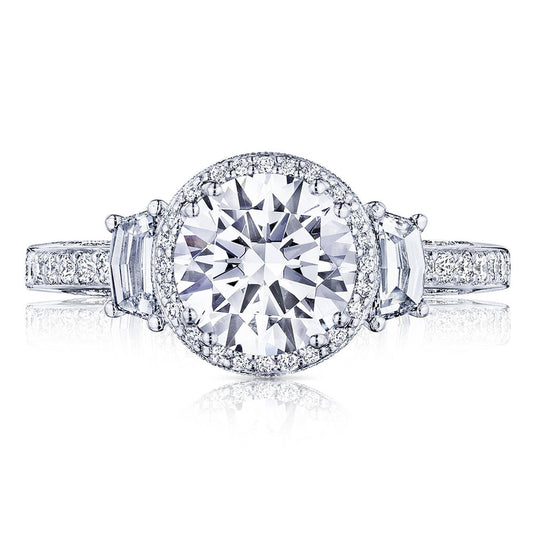 Tacori Round 3-Stone Engagement Ring 2663RD75