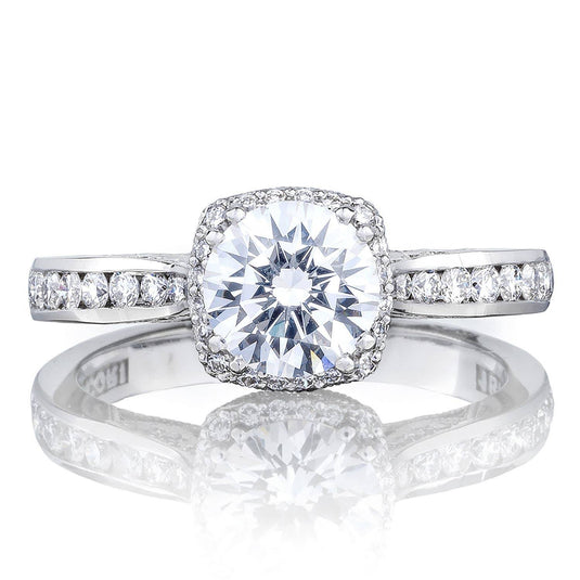 Tacori Round with Cushion Bloom Engagement Ring 2646-25RDC65