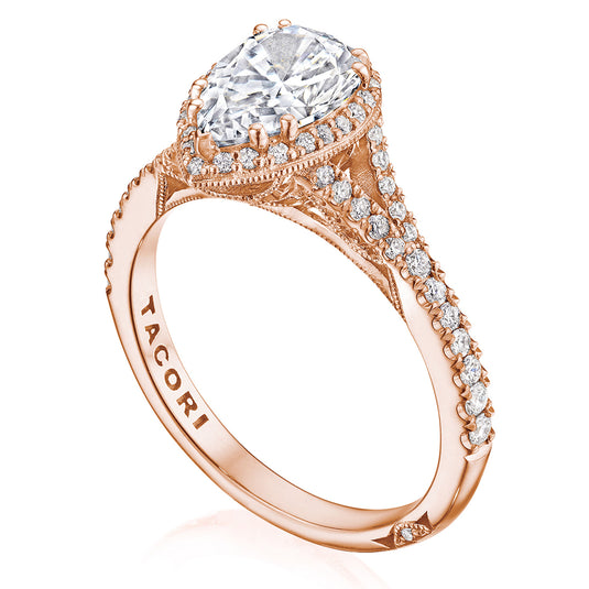 Tacori Pear Bloom Engagement Ring 2672PS9X6