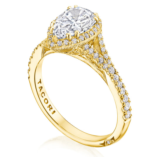 Tacori Pear Bloom Engagement Ring 2672PS9X6