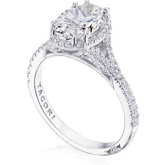 Tacori Oval Bloom Engagement Ring 2672EC85X6W