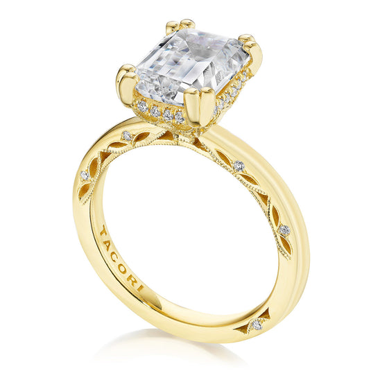 Tacori Emerald Solitaire Engagement Ring 268922EC10X75