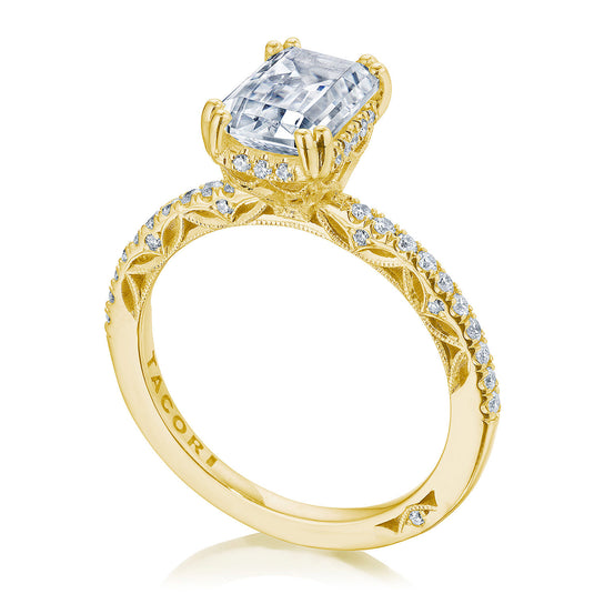 Tacori Emerald Solitaire Engagement Ring 269017EC85X6