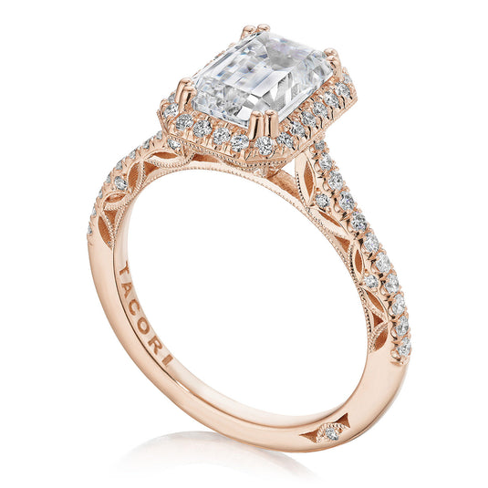 Tacori Emerald Bloom Engagement Ring 269117EC85X6