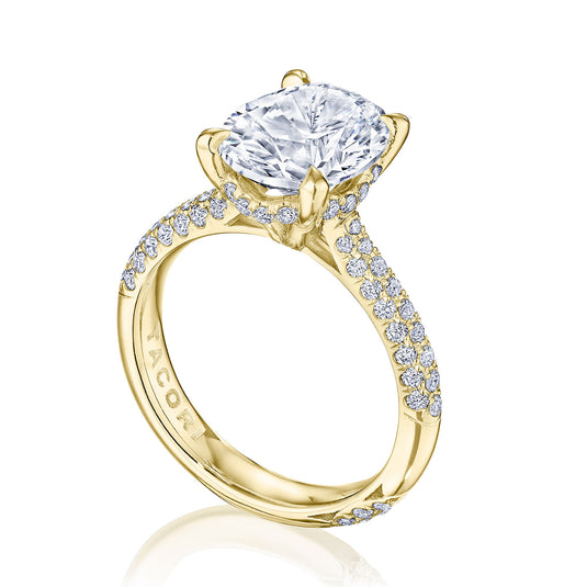 Tacori Oval Solitaire Engagement Ring HT2673RD10